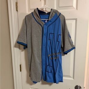 Vintage UNC North Carolina Chapel Hill Baseball Hoodie Jersey Starter Size L